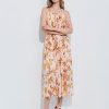 Cut shoulder pattern strap long