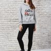 Rose monogram print hooded top