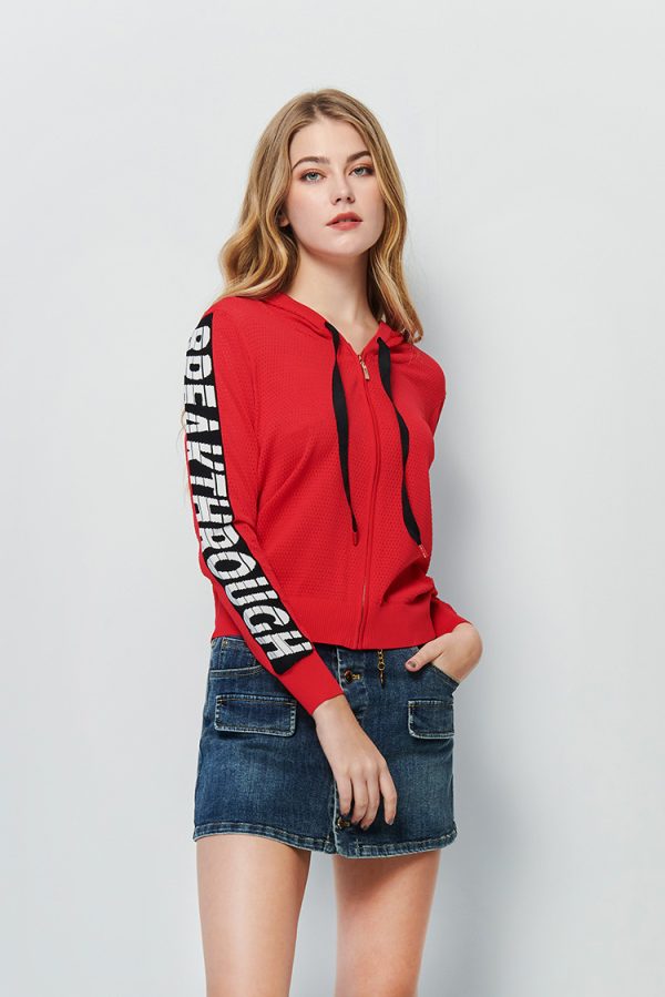 Sport hooded coat