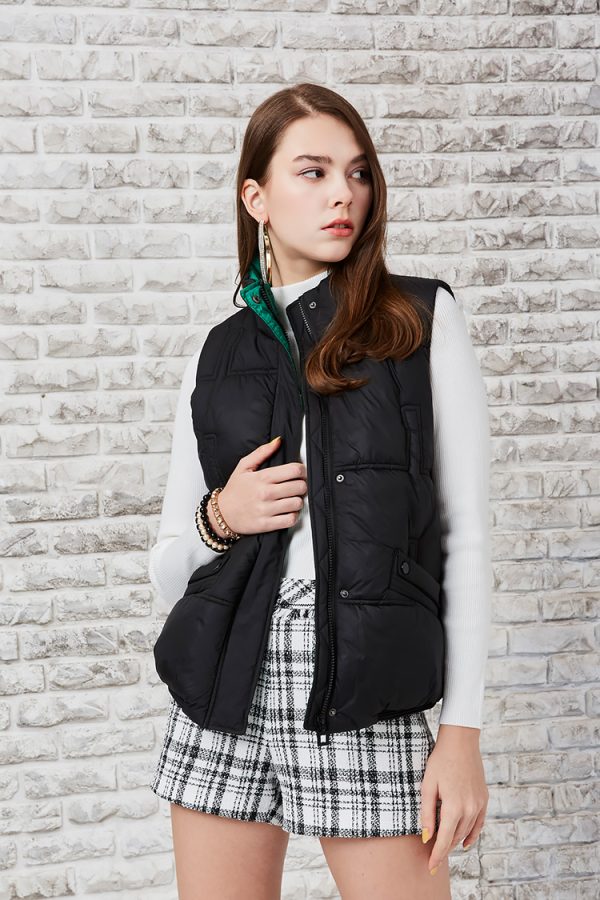Windproof thermal vest jacket