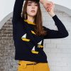 Children's knitted sailing top