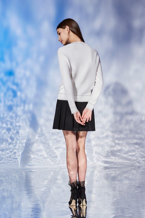 Little scented knit jacket