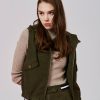 Personalized hooded vest jacket