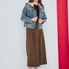 Short knit hooded large pocket