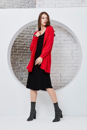Knit slim-fit dress