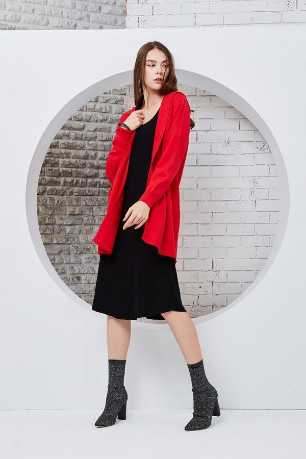 Knit slim-fit dress