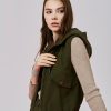 Personalized hooded vest jacket