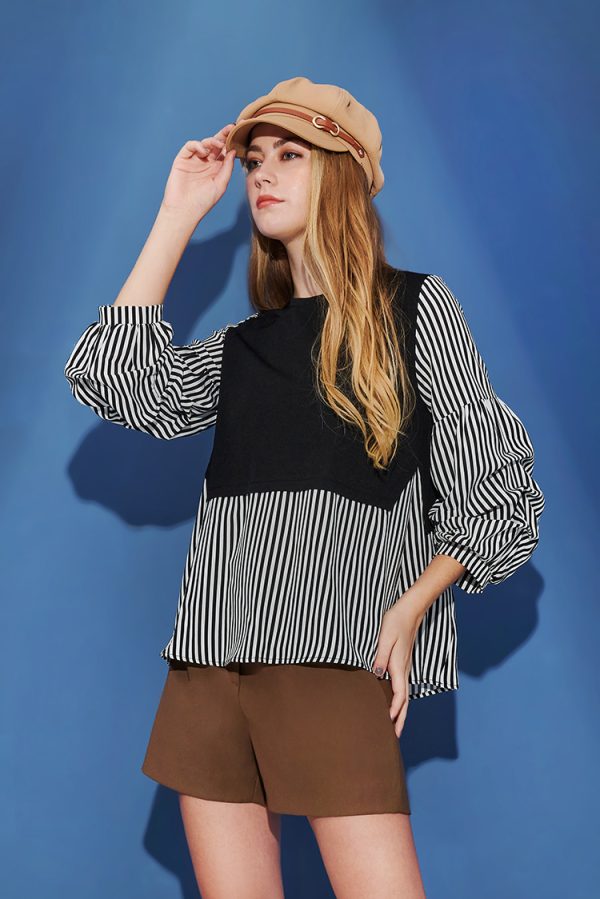 Patchwork cake sleeve top