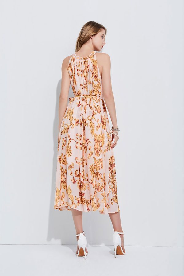 Cut shoulder pattern strap long