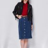 Double zipper leather jacket