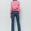 Short knit brand pocket opening