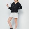 Casual hooded drawstring pocket top