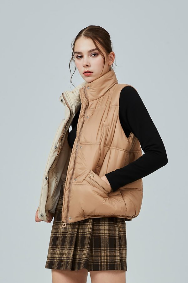 Windproof thermal vest jacket