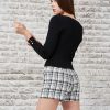 Style square neck knitted top